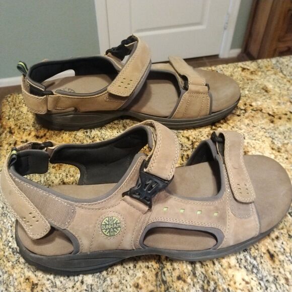Dunham Sandal Men's DAI04tn Newport Nolan Brown 3-way Adjustable Straps Sz 14 - Picture 5 of 13